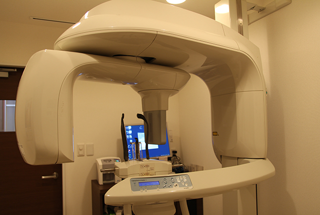 3D歯科用CT（ヨシダ社製　トロフィーパンプラス）